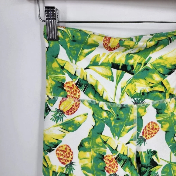 Wildfox Women's Palms and Pineapple Sweat Tropical Leggings Size Small - Picture 4 of 12